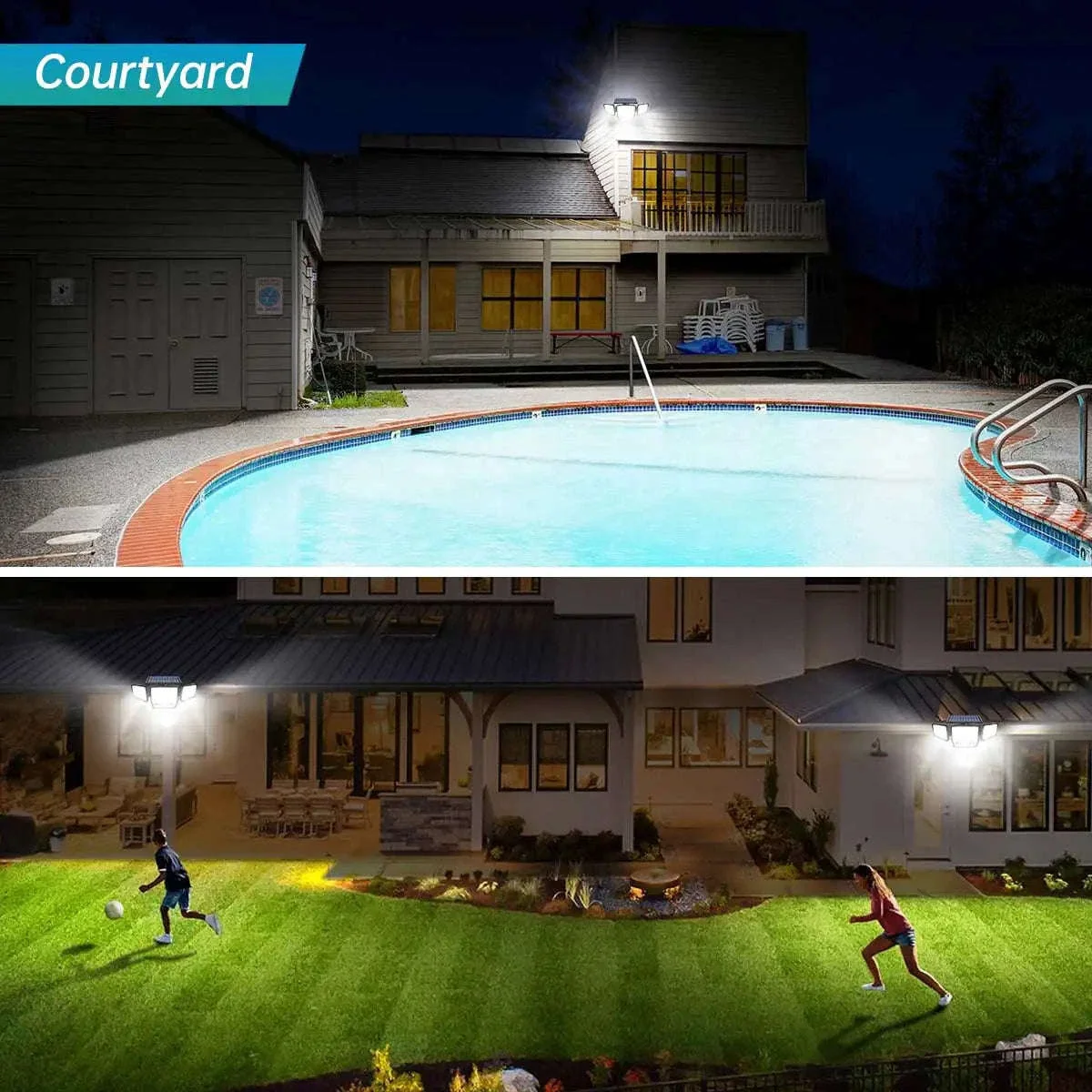 Solar Motion Sensor Light with Adjustable Heads and Wide Coverage - Image 18