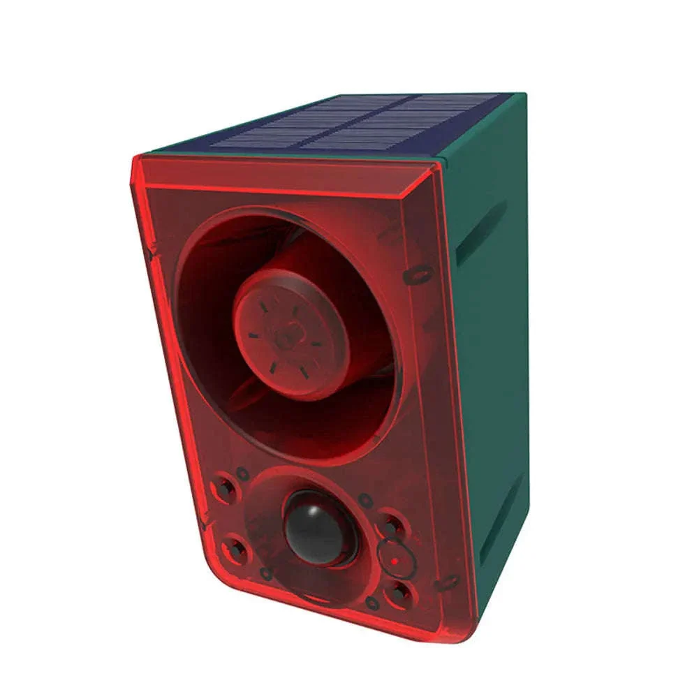 Solar Motion Sensor Alarm with Loud Siren, Recording & Remote - Image 5