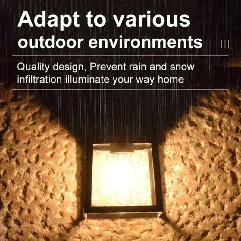 Solar Outdoor Wall Light with Motion Sensor for Automatic Night Lighting - Image 10