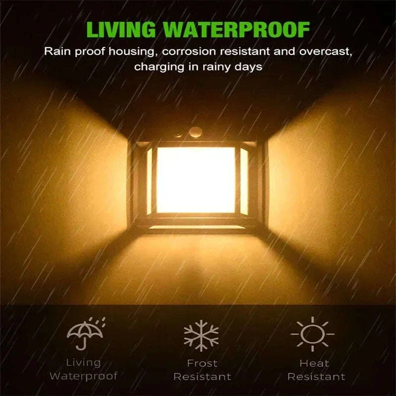 Solar Outdoor Wall Light with Motion Sensor for Automatic Night Lighting - Image 5