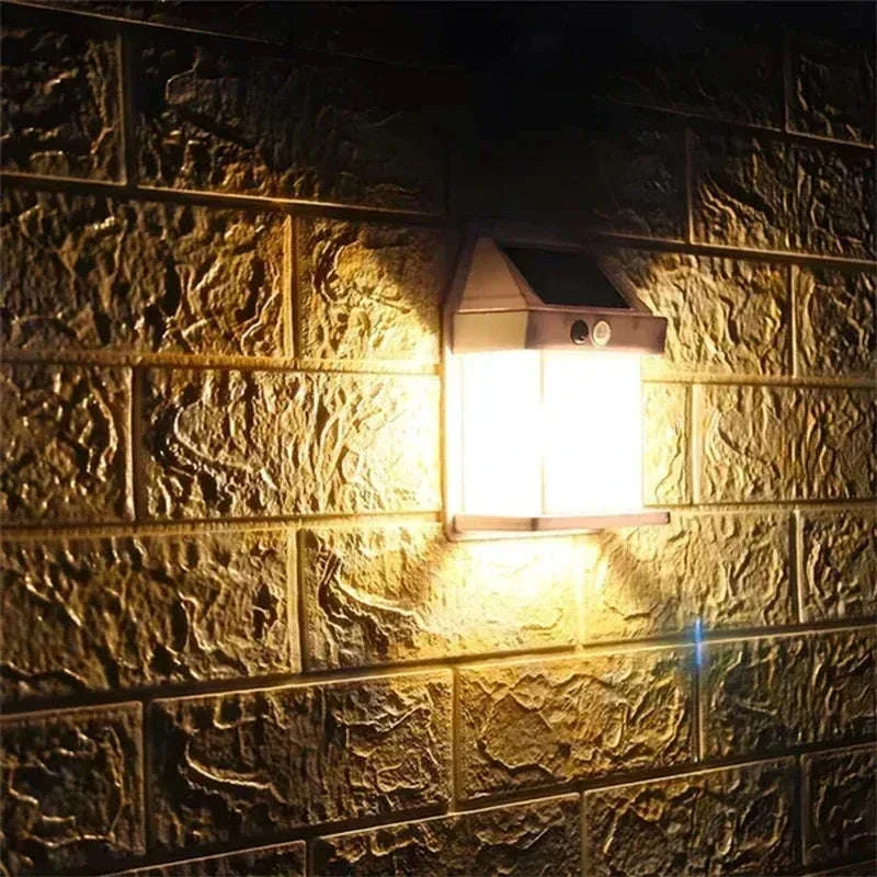 Solar Outdoor Wall Light with Motion Sensor for Automatic Night Lighting - Image 8