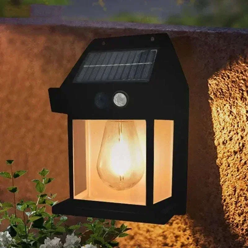 Solar Outdoor Wall Light with Motion Sensor for Automatic Night Lighting - Image 9