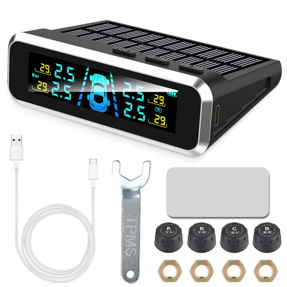 Solar TPMS Tire Pressure Monitoring System with External Sensors - Image 147