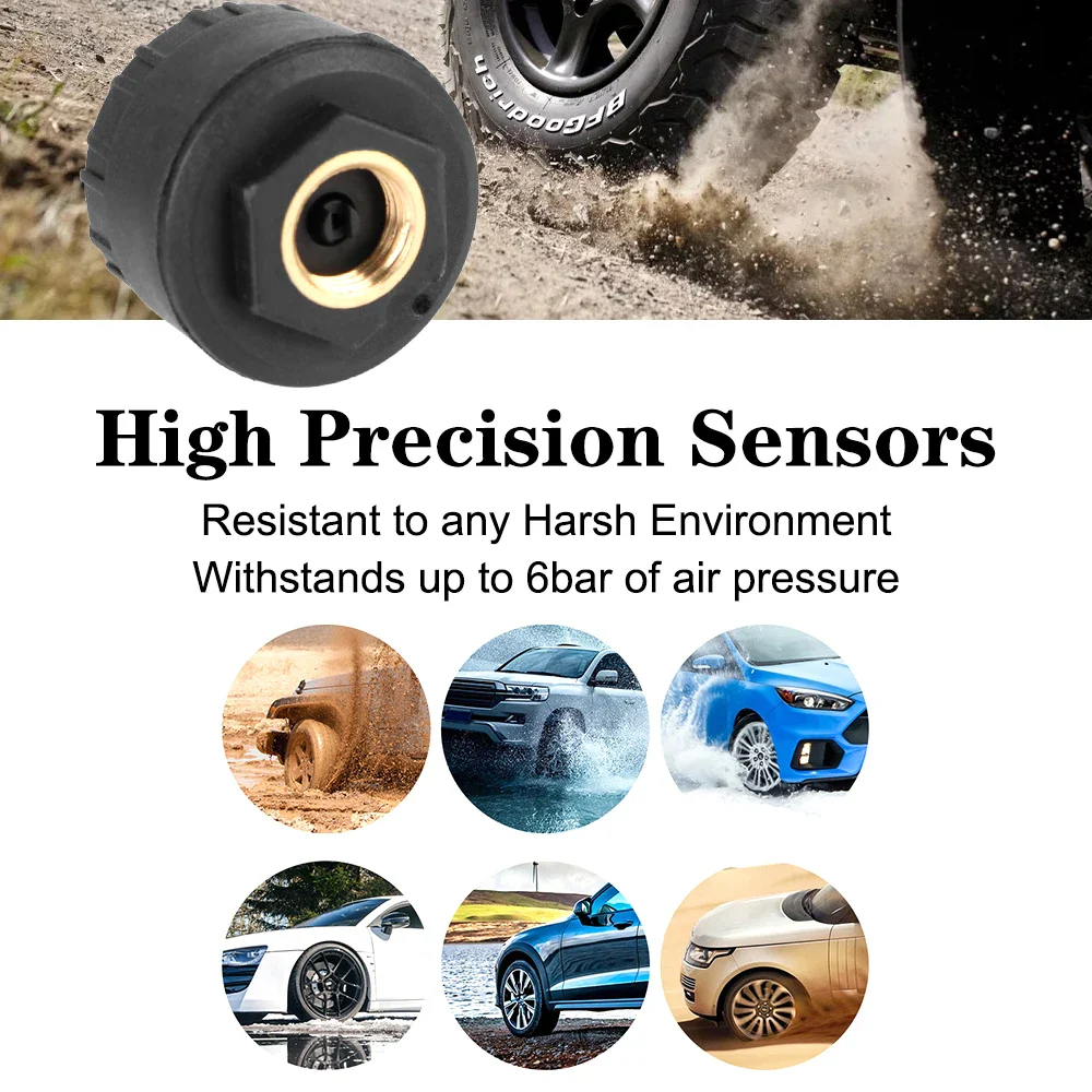 Solar TPMS Tire Pressure Monitoring System with External Sensors - Image 38
