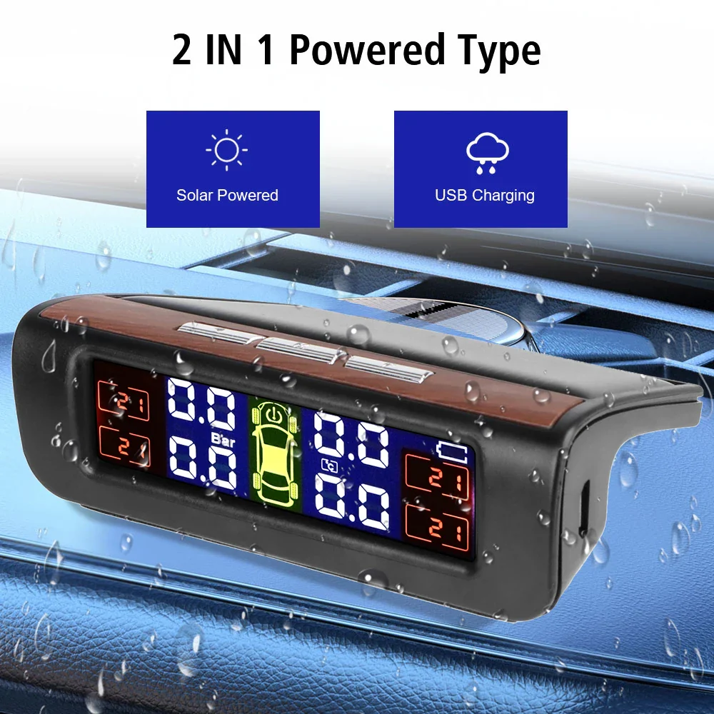 Solar TPMS Tire Pressure Monitoring System with External Sensors - Image 62