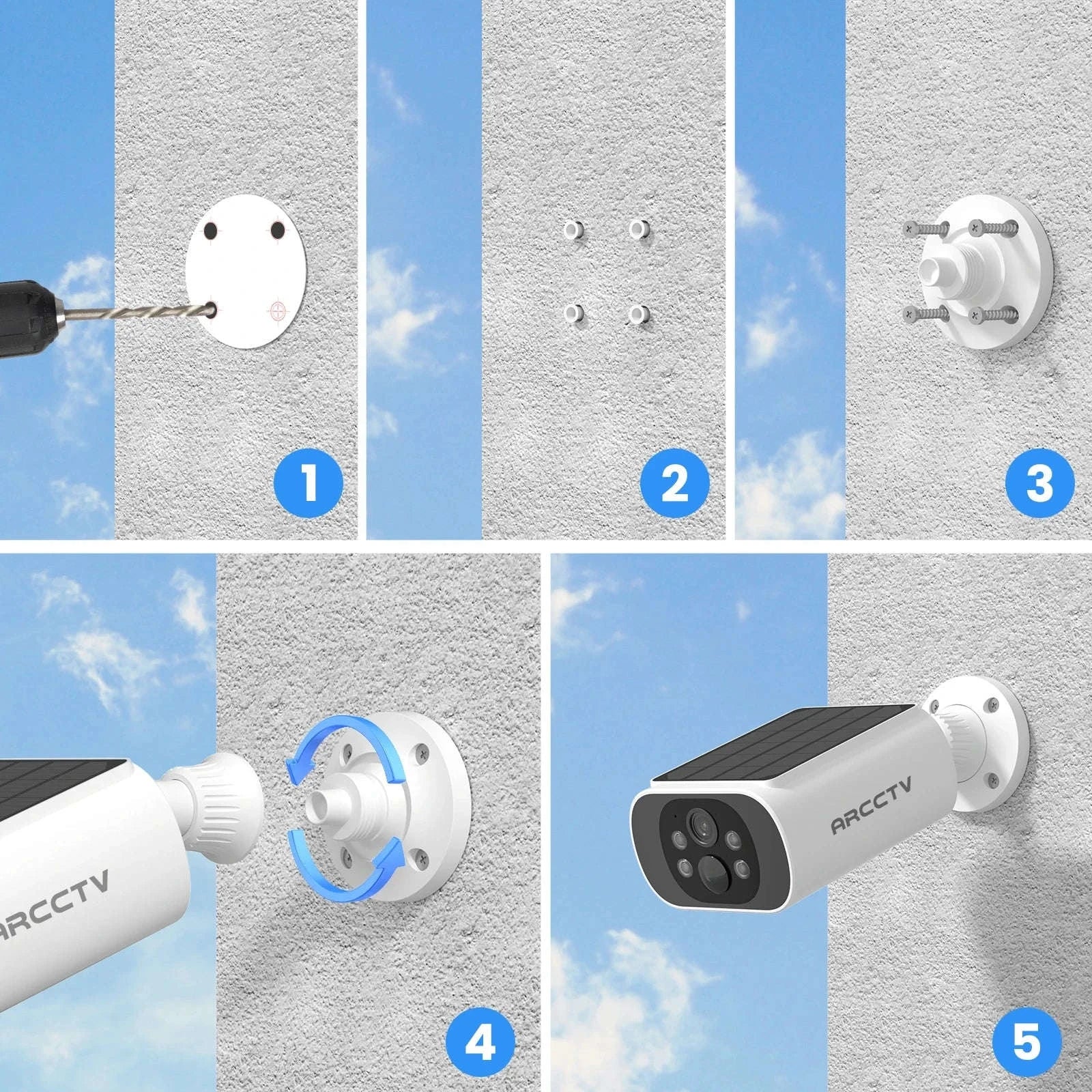 Solar WiFi Outdoor Security Camera 4MP with Full-Color Night Vision - Image 12