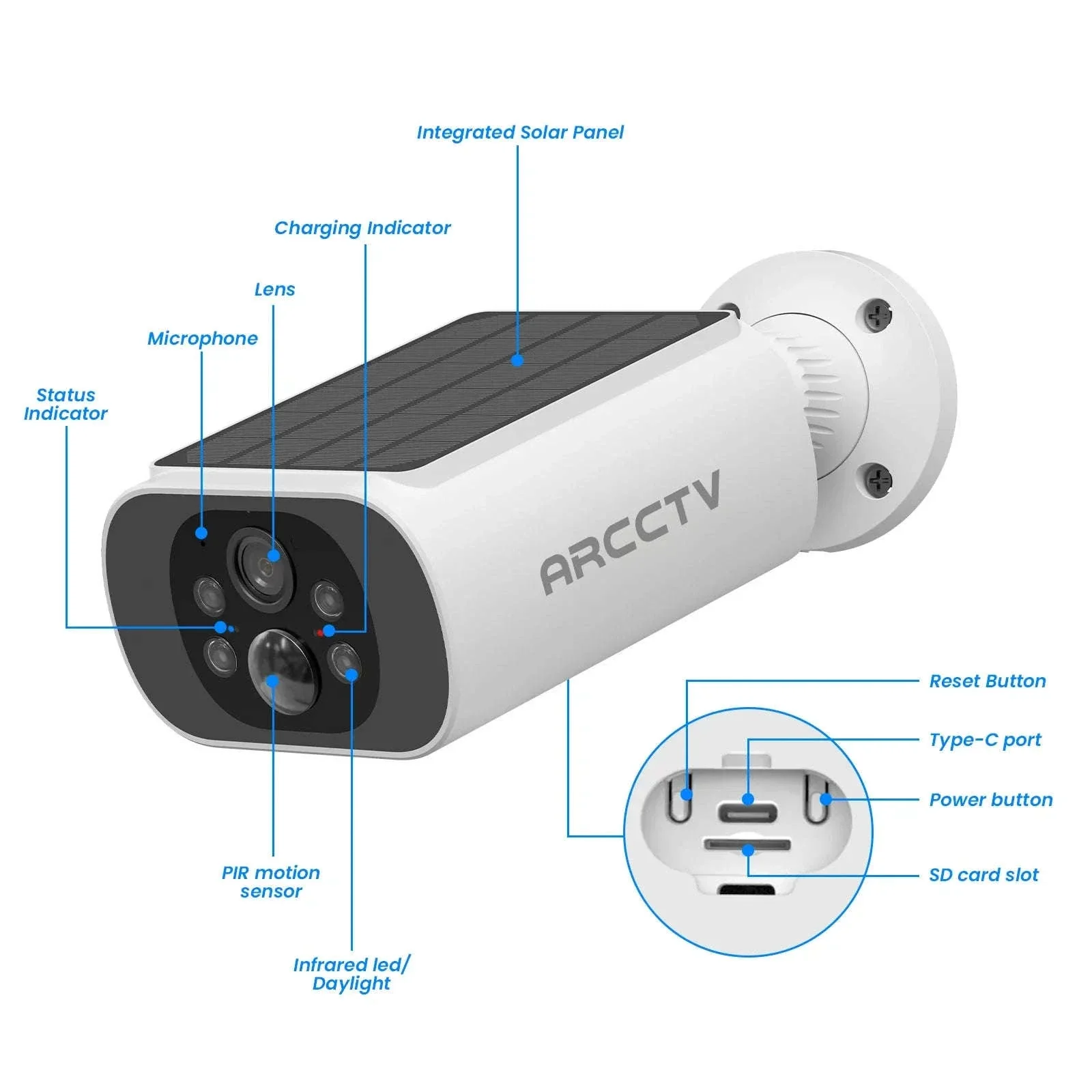 Solar WiFi Outdoor Security Camera 4MP with Full-Color Night Vision - Image 13