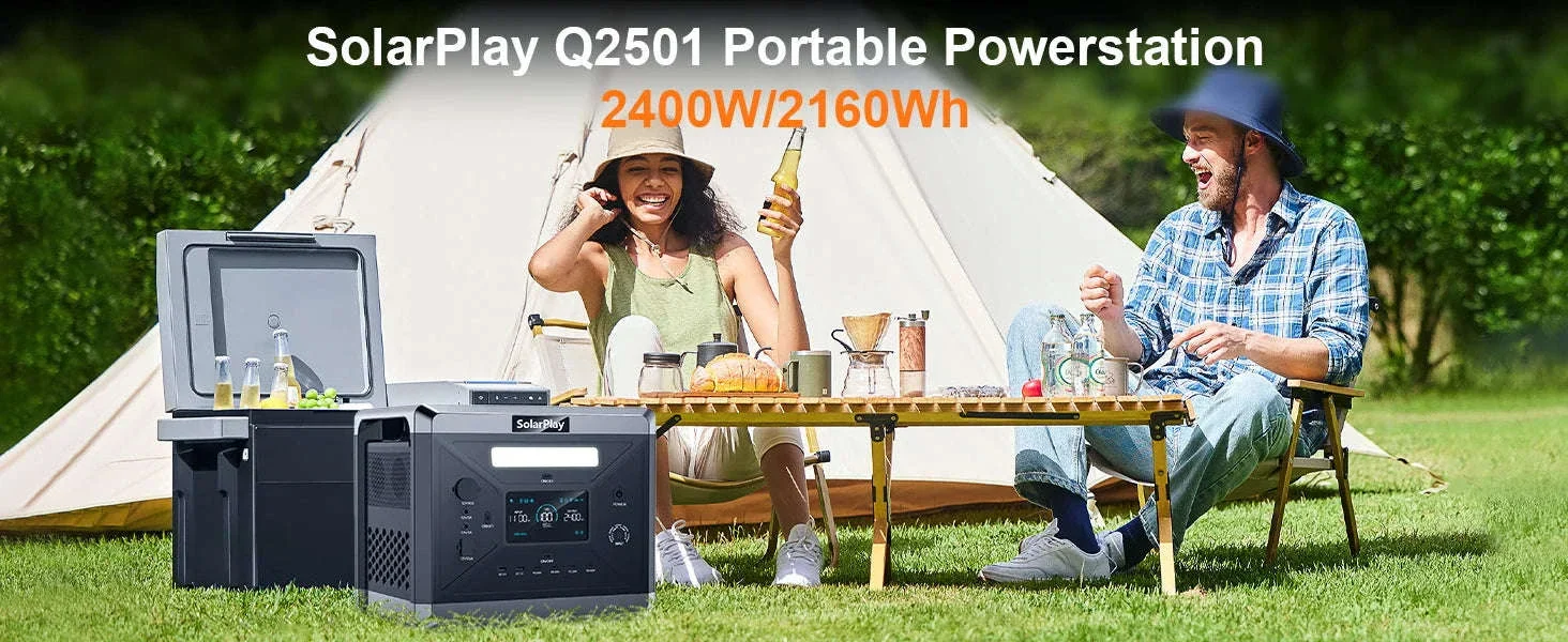 Portable Power Station 2160Wh 2400W Solar Generator Backup - Image 10