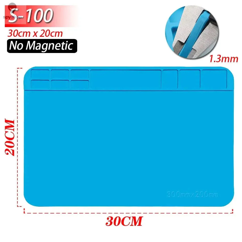 Heat-Resistant Silicone Soldering Mat for Organized Repairs - Image 12