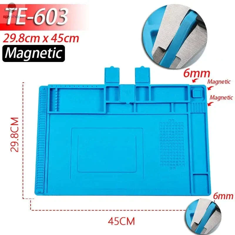 Heat-Resistant Silicone Soldering Mat for Organized Repairs - Image 18