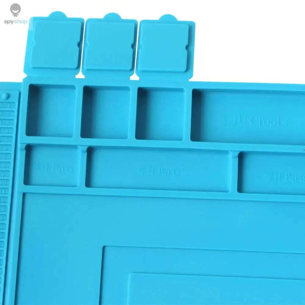 Heat-Resistant Silicone Soldering Mat for Organized Repairs - Image 2