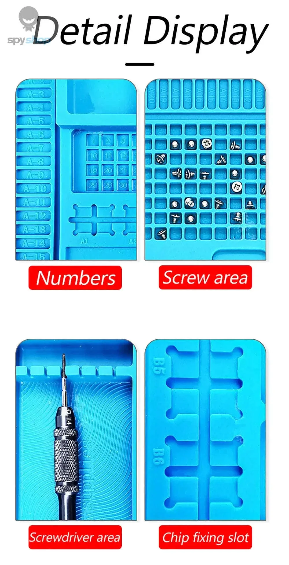 Heat Resistant Silicone Soldering Mat for Electronics Repair - Image 15