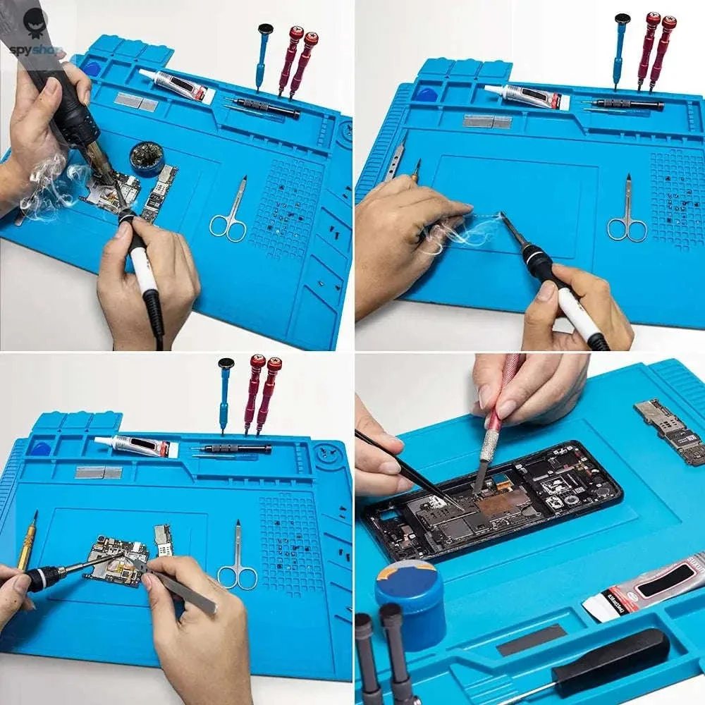 Heat Resistant Silicone Soldering Mat for Electronics Repair - Image 21