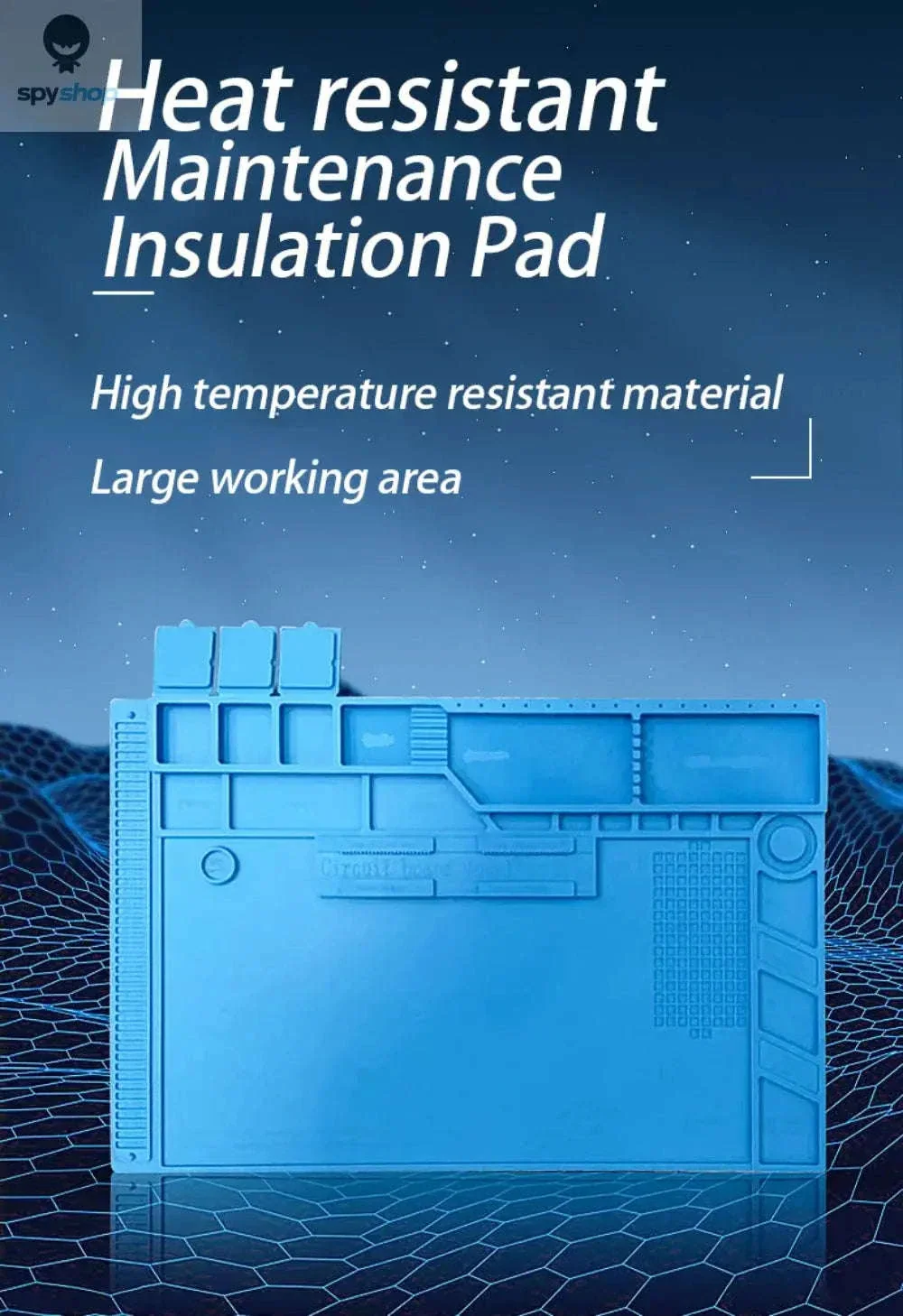 Heat Resistant Silicone Soldering Mat for Electronics Repair - Image 8