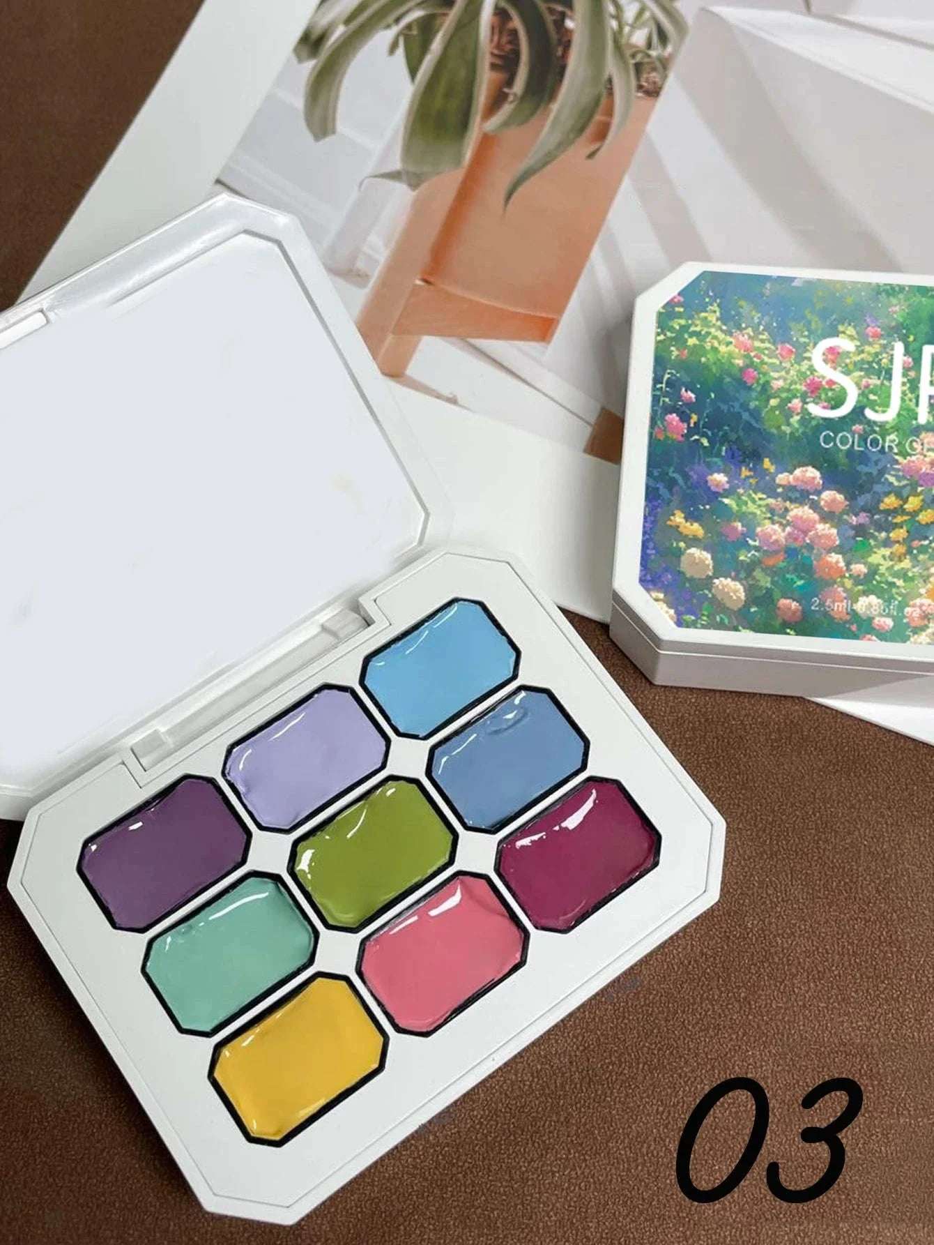9-Color Peelable UV/LED Gel Nail Polish Palette - Image 11