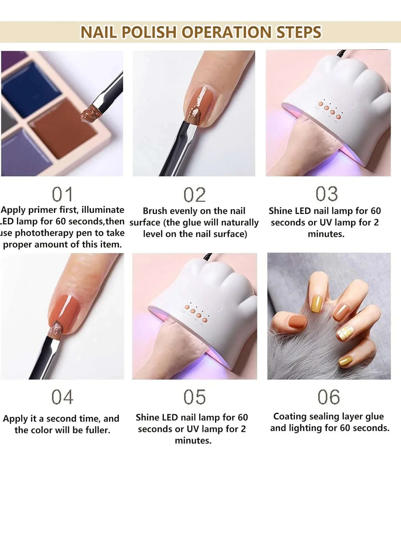 9-Color Peelable UV/LED Gel Nail Polish Palette - Image 6