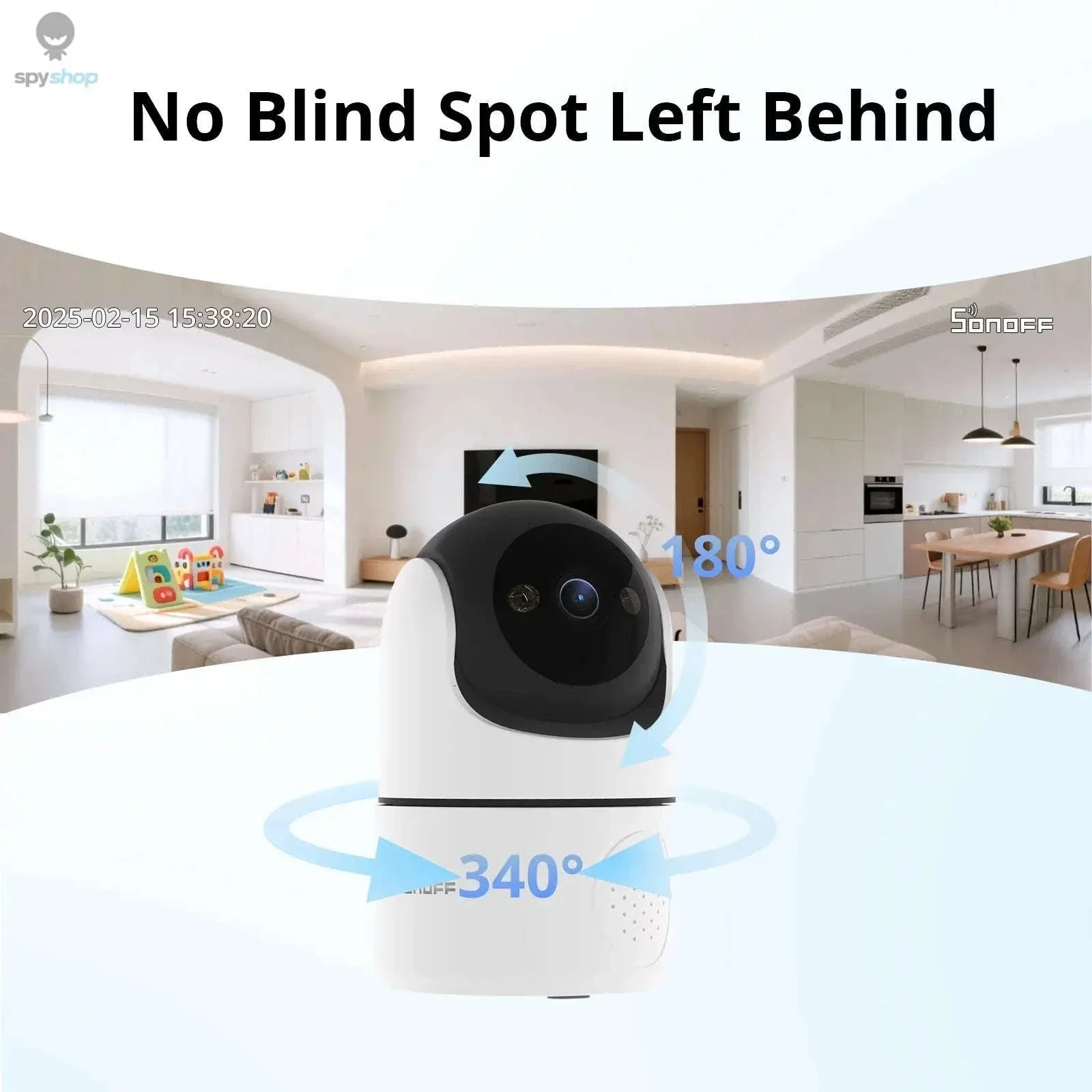 SONOFF CAM PT2 Smart Indoor Security Camera, 1080P PT - Image 4