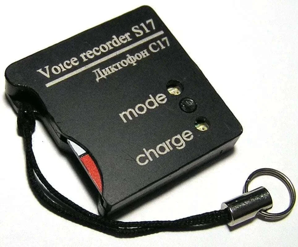Soroka-17E Mini Voice Recorder with 65h Battery & 32GB Storage