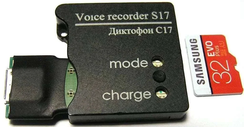 Soroka-17E Mini Voice Recorder with 65h Battery & 32GB Storage - Image 4