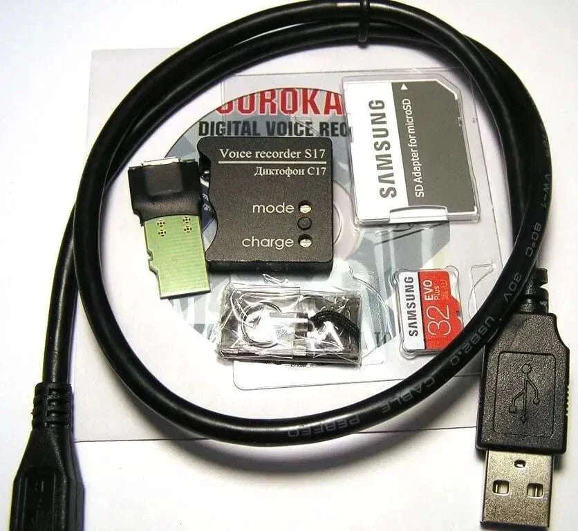 Soroka-17E Mini Voice Recorder with 65h Battery & 32GB Storage - Image 5