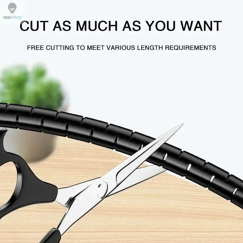 Flexible Spiral Cable Protector for Neat, Organized Cords - Image 5