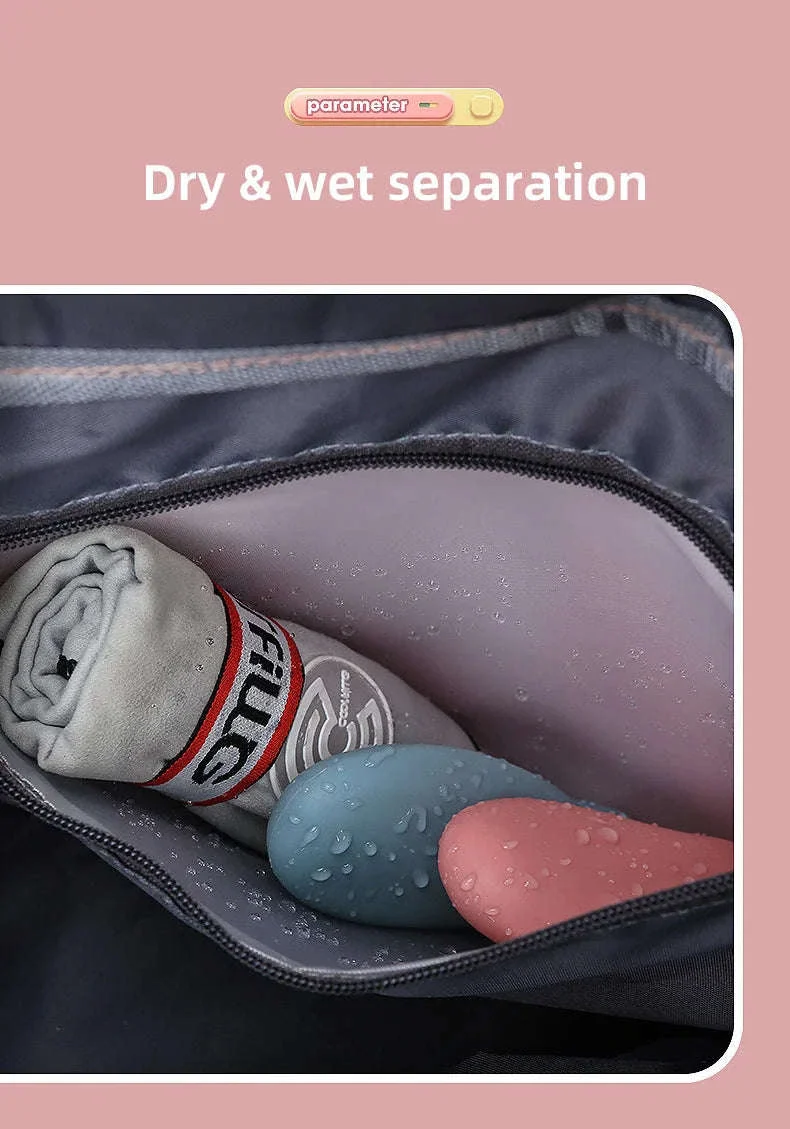 Fitness Duffel Bag for Women with Shoe and Wet Pockets - Image 13