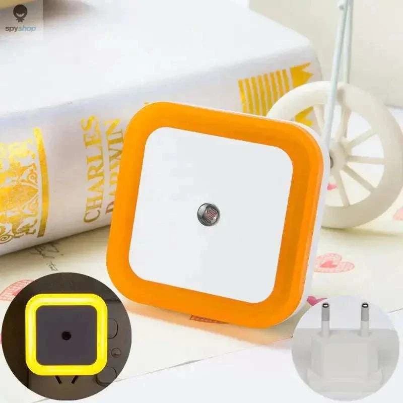 Square LED Night Light Sensor Plug for Hallways and Bedrooms - Image 12