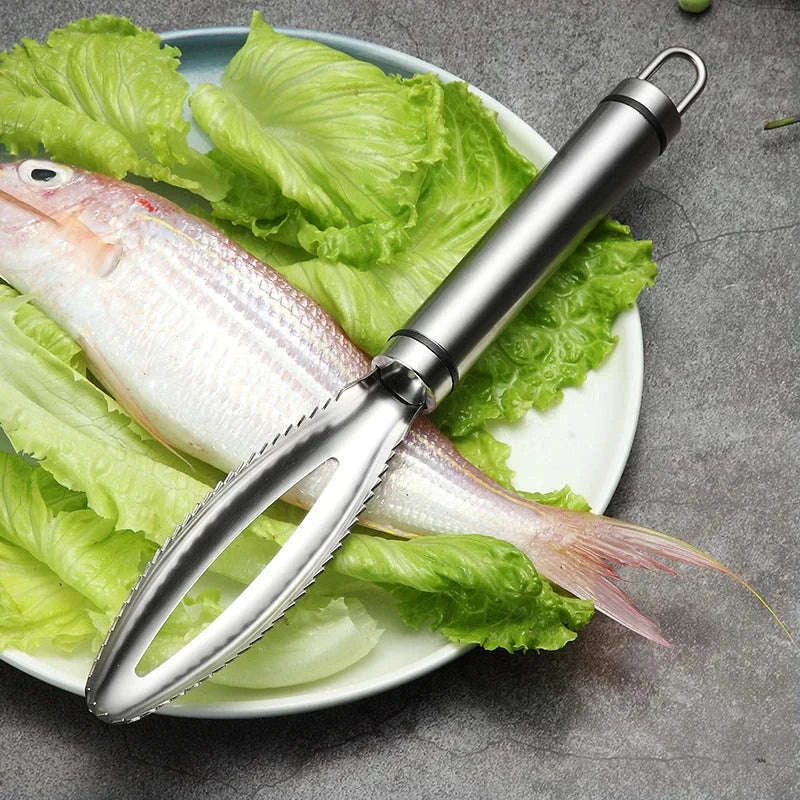 Stainless Steel Fish Scale Scraper for Cleaner, Faster Prep - Image 9