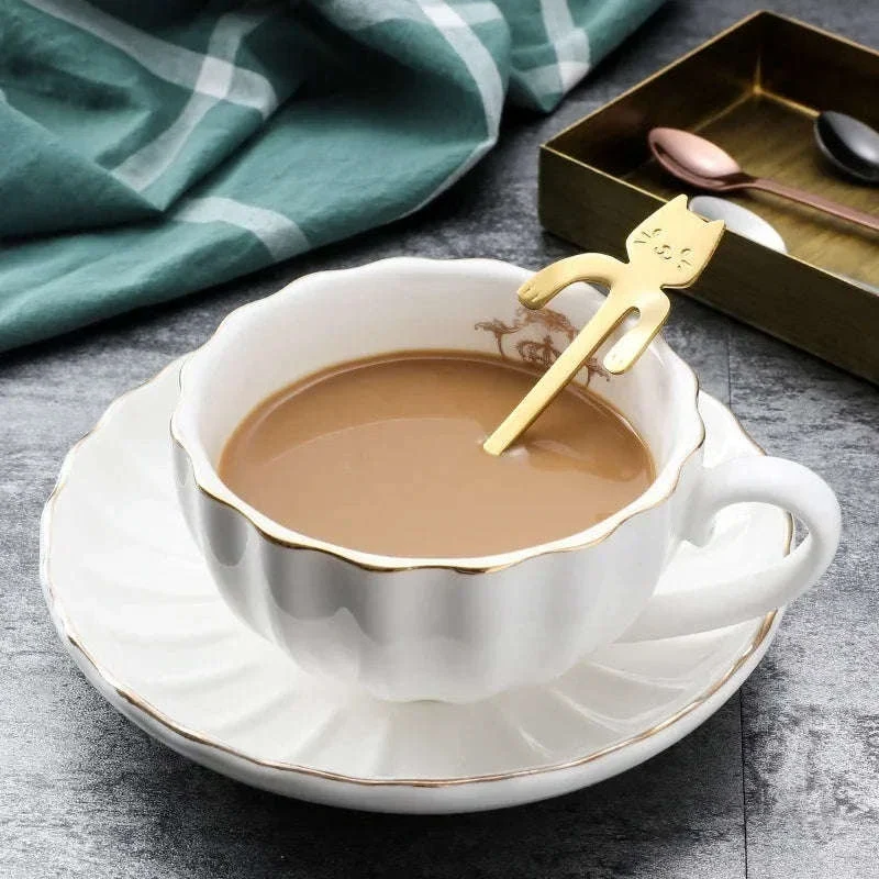Stainless Steel Cat Coffee Spoon for Drinks and Desserts - Image 5