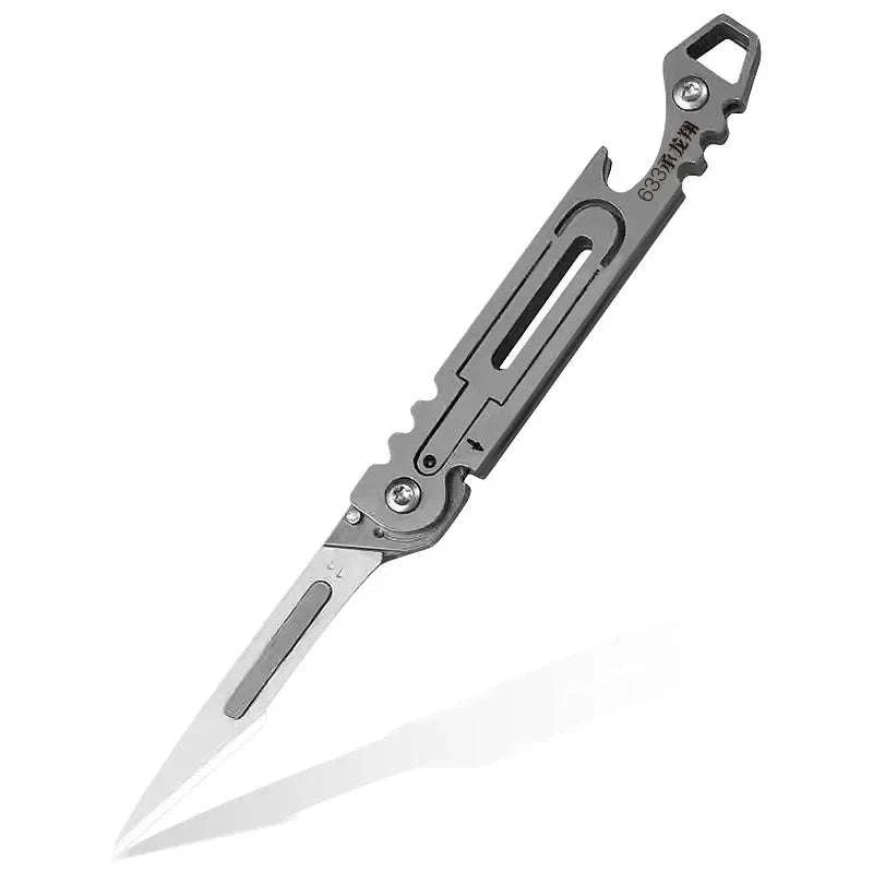Stainless Steel Fast-Open Mini Scalpel Bottle Opener Knife - Image 29