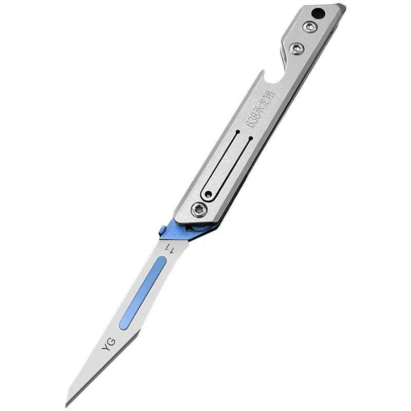 Stainless Steel Fast-Open Mini Scalpel Bottle Opener Knife - Image 33