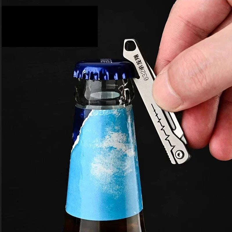 Stainless Steel Fast-Open Mini Scalpel Bottle Opener Knife - Image 5