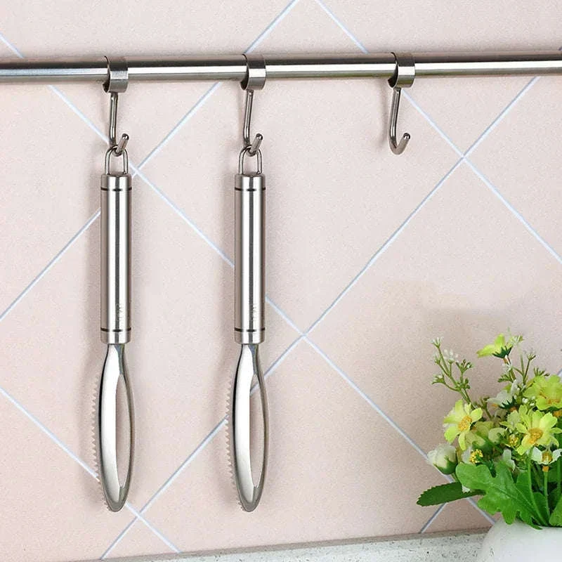Stainless Steel Fish Scaler & Bone Tweezers Set - Image 15