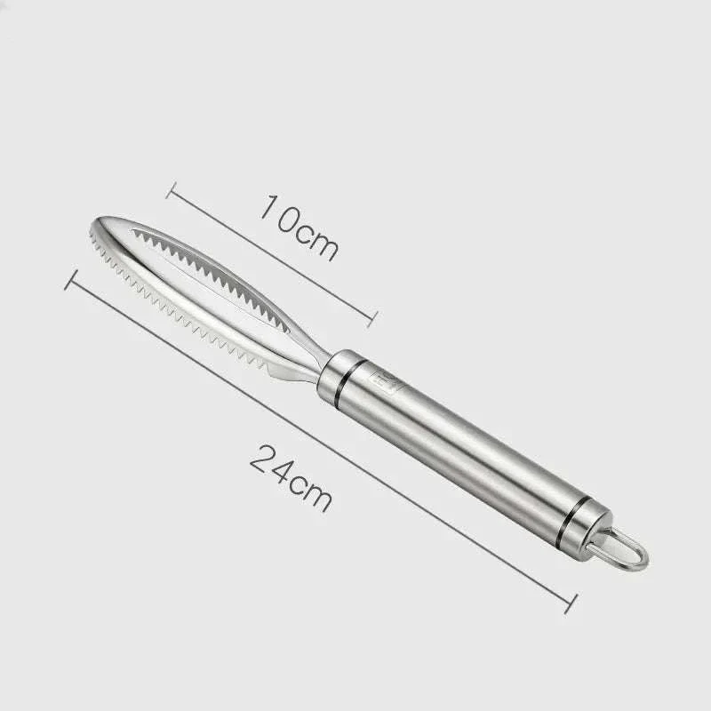 Stainless Steel Fish Scaler & Bone Tweezers Set - Image 17