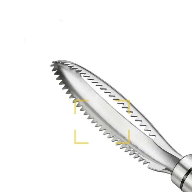 Stainless Steel Fish Scaler & Bone Tweezers Set - Image 5