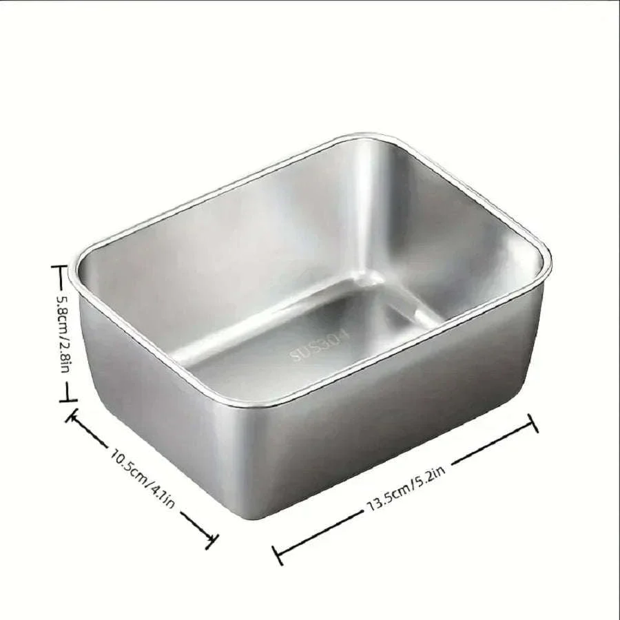 Stainless Steel Fresh-Keeping Box with Sealed Lid - Image 6