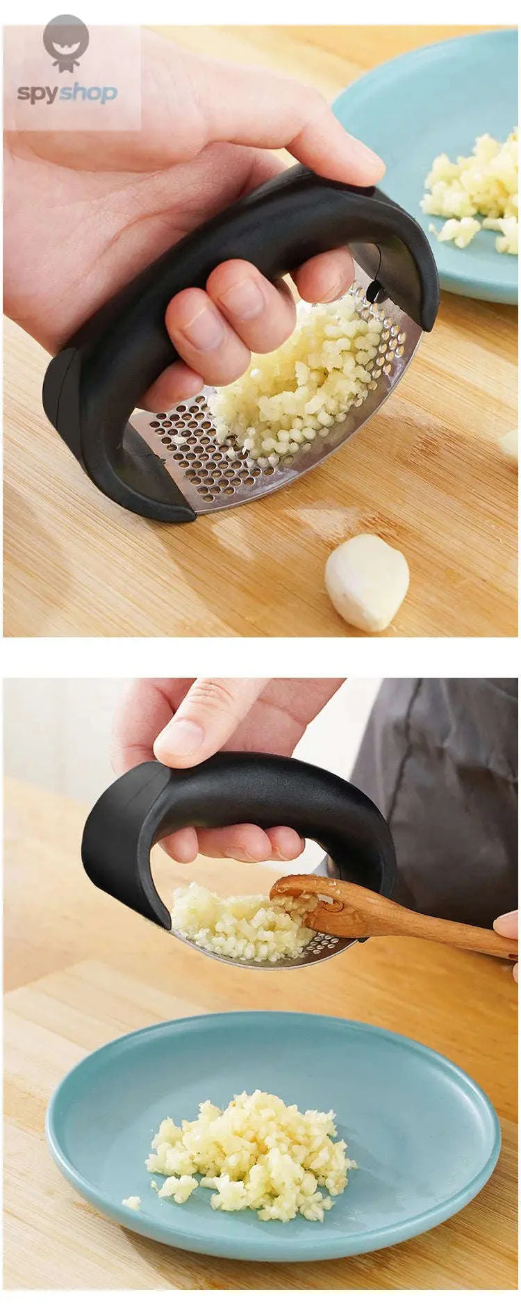 Stainless Steel Garlic Press for Fast, Easy Fresh Garlic - Image 14