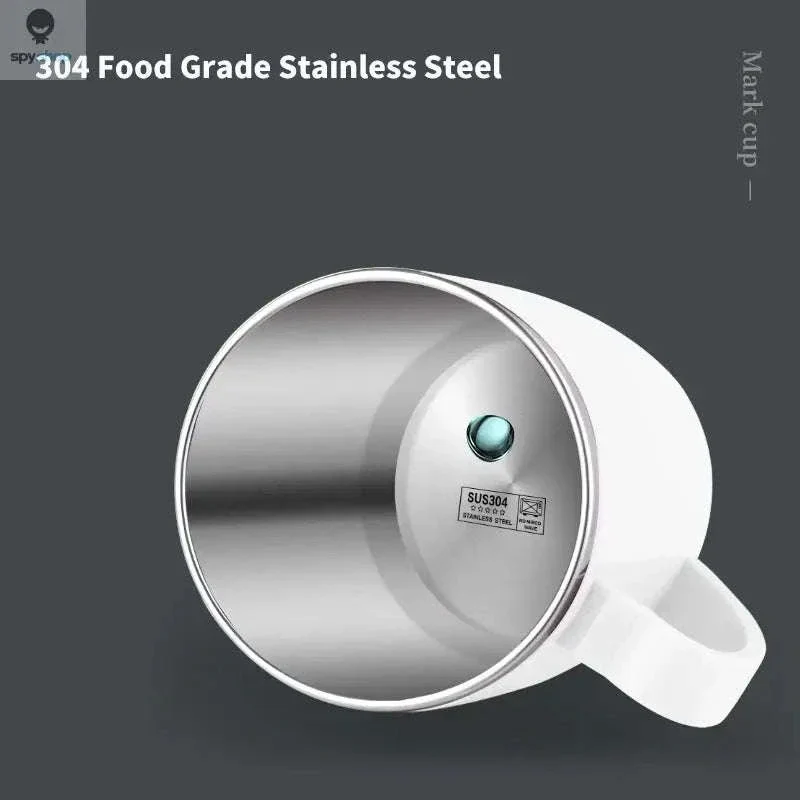 Stainless Steel Insulated Coffee Mug 350ml with Handle - Image 3