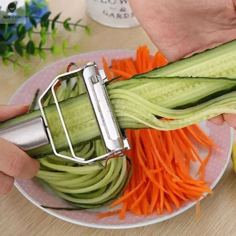 Stainless Steel Julienne Peeler for Fast, Clean Vegetable Prep