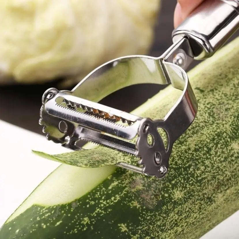 Stainless Steel Julienne Peeler for Fast, Clean Vegetable Prep - Image 10