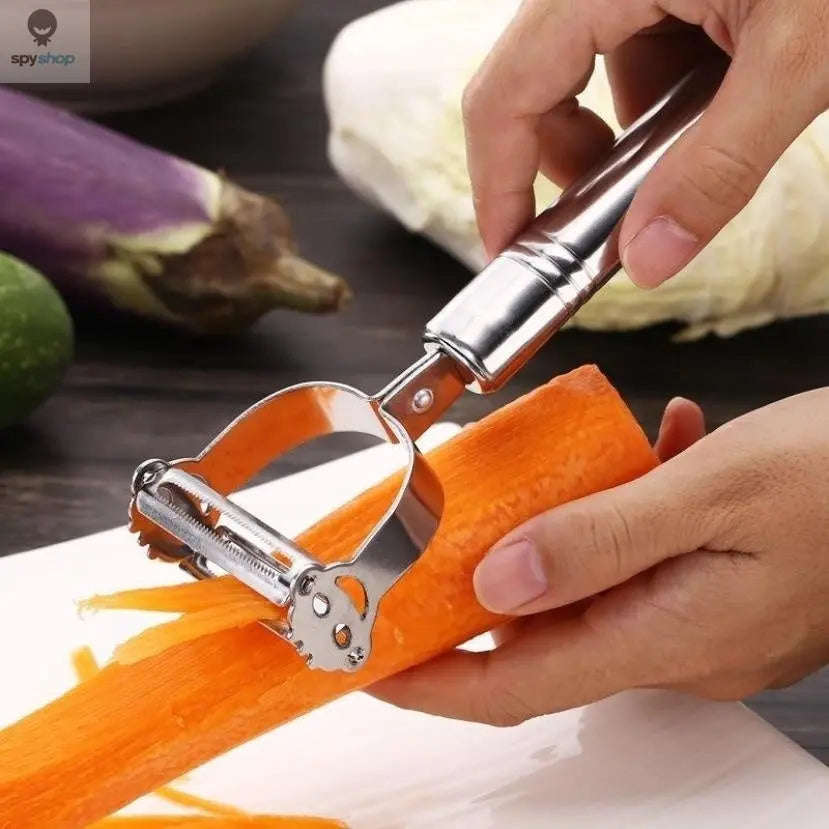Stainless Steel Julienne Peeler for Fast, Clean Vegetable Prep - Image 11