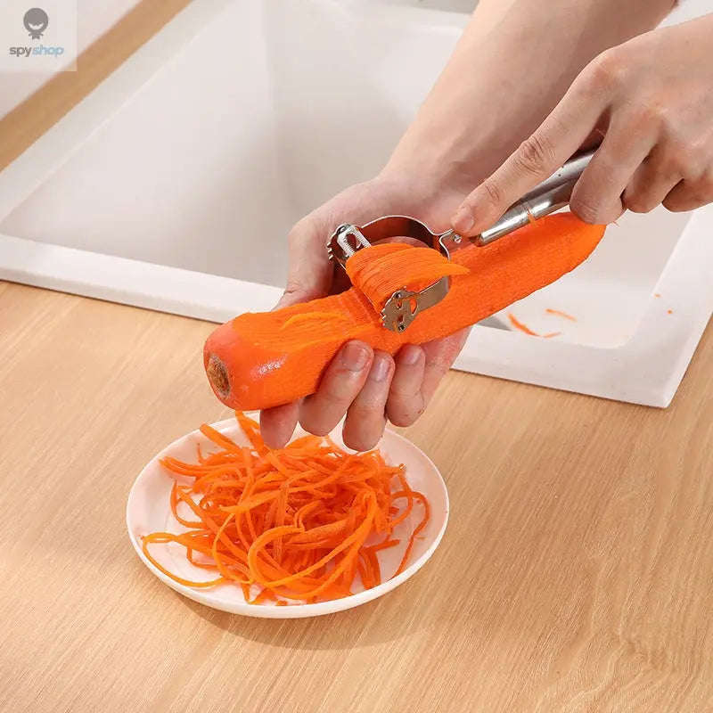 Stainless Steel Julienne Peeler for Fast, Clean Vegetable Prep - Image 14