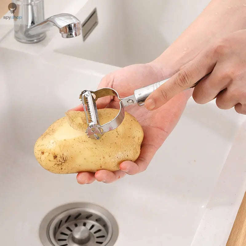Stainless Steel Julienne Peeler for Fast, Clean Vegetable Prep - Image 15