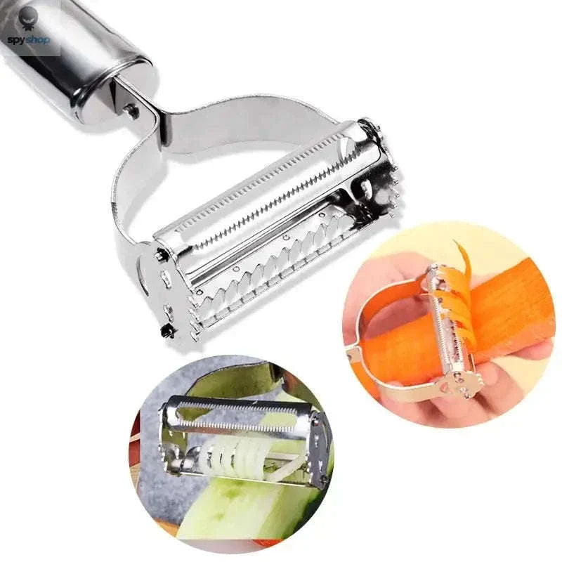 Stainless Steel Julienne Peeler for Fast, Clean Vegetable Prep - Image 6