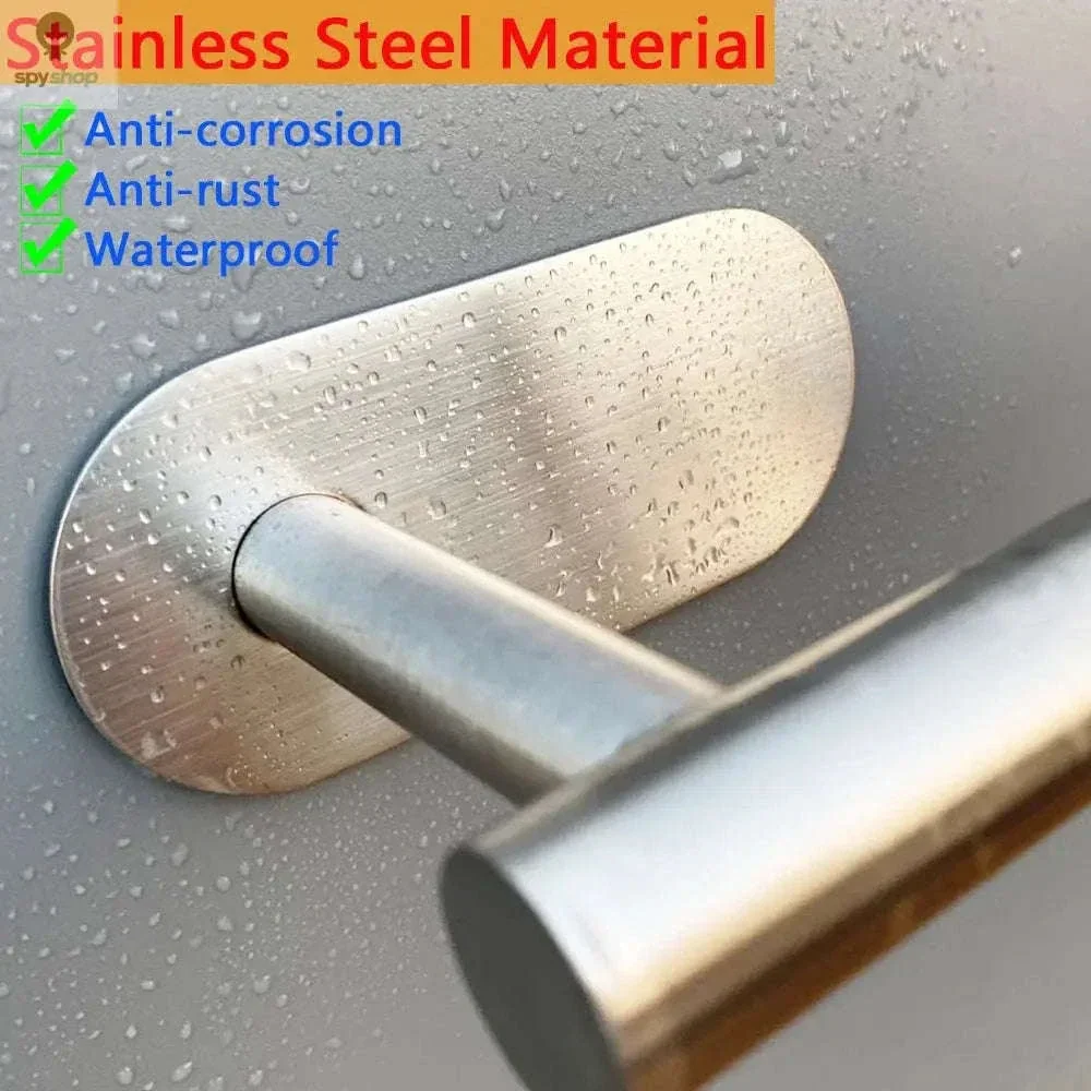 Stainless Steel Paper Towel Holder with Adhesive or Screw Mount - Image 10