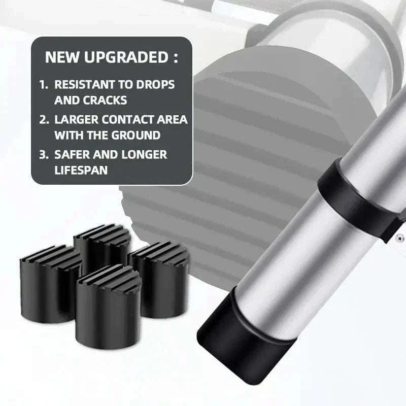 Stainless Steel Telescopic Ladder with Hooks - Image 5