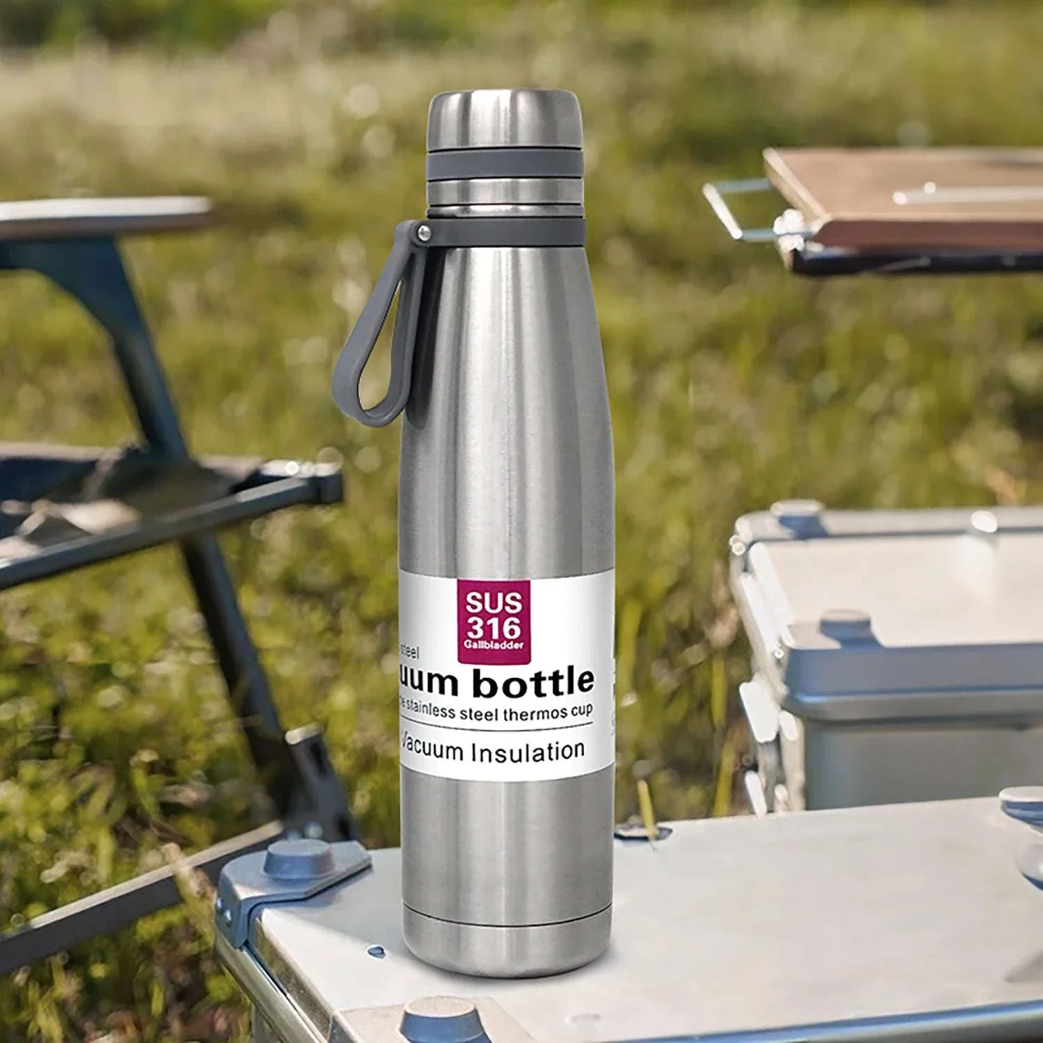Stainless Steel Thermos Bottle for Travel, Camping and Daily Use - Image 9