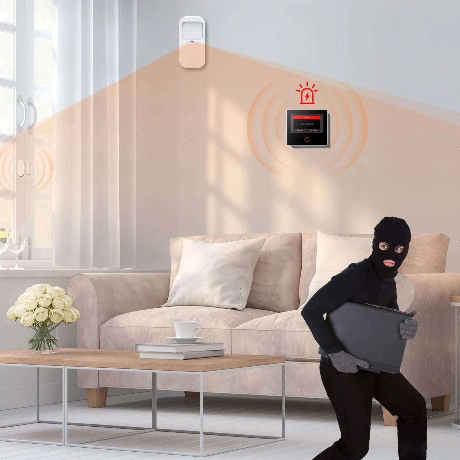 WiFi Home Alarm System with 4.3-Inch Touch Panel - Image 21