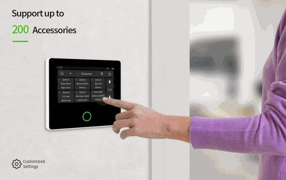 WiFi Home Alarm System with 4.3-Inch Touch Panel - Image 24