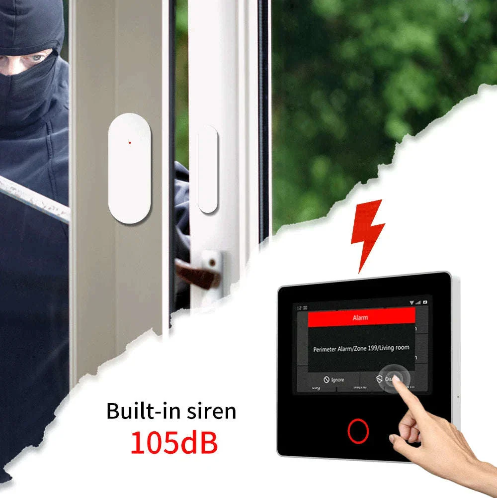 WiFi Home Alarm System with 4.3-Inch Touch Panel - Image 6
